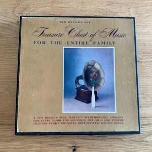 Treasure Chest of Music for the‎ entire Family 10 records Lp’s Vintage